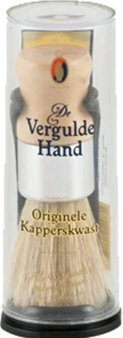 Vergulde Hand Scheerkwast - Voor Kappers -Verzorgingsproducten 438x1200 1