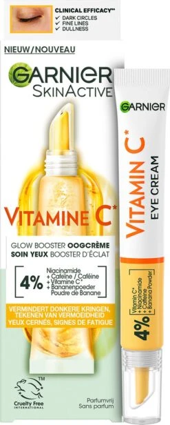 Garnier SkinActive Glow Booster Oogcrème Met Vitamine C 15 Ml 15 Garnier SkinActive Glow Booster Oogcrème Met Vitamine C 15 Ml -Verzorgingsproducten 481x1200 1