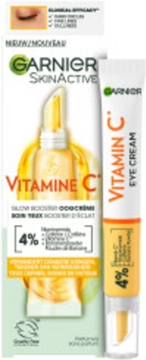 Garnier SkinActive Glow Booster Oogcrème Met Vitamine C 15 Ml 1 Garnier SkinActive Glow Booster Oogcrème Met Vitamine C 15 Ml