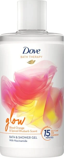 Dove Bath Therapy Glow - Badschuim & Douchegel - 400 Ml -Verzorgingsproducten 488x1200 1