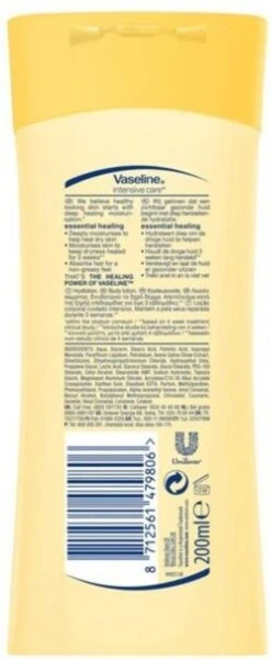 Vaseline® Vaseline Essential Healing - 200 Ml - Bodylotion -Verzorgingsproducten 493x1200 1