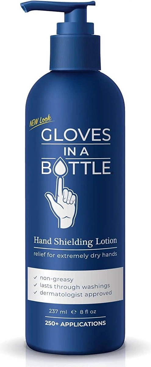 Gloves In A Bottle (GIAB) | Beschermende, Hydraterende, Herstellende Lotion | Droge, Schrale, Geïrriteerde Huid 1 Gloves In A Bottle (GIAB) | Beschermende, Hydraterende, Herstellende Lotion | Droge, Schrale, Geïrriteerde Huid