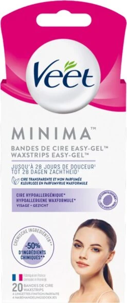 Veet Ontharingsstrips - Gezicht - Hypoallergene Minima - 20 Stuks 18 Veet Ontharingsstrips - Gezicht - Hypoallergene Minima - 20 Stuks -Verzorgingsproducten 502x1200 2