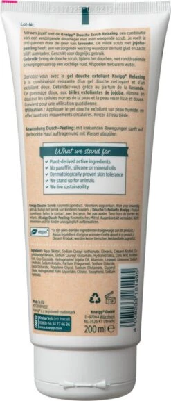 Kneipp Relaxing - Douche Scrub -Verzorgingsproducten 514x1200 1