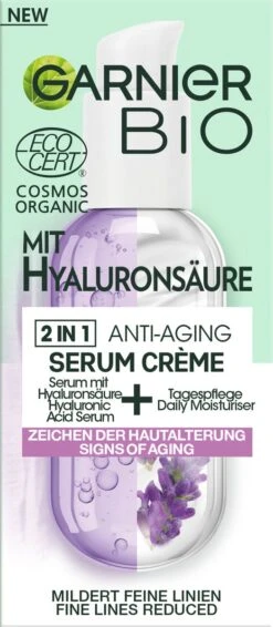 Garnier Bio Anti-Aging Serum Cream Met Hyaluronzuur - 50 Ml -Verzorgingsproducten 524x1200 3