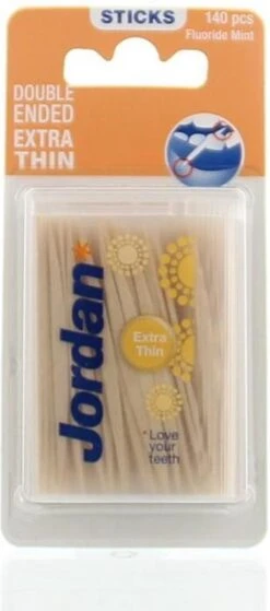 Merkloos Jordan Extra Dun - 140 St - Tandenstoker -Verzorgingsproducten 530x1200 4
