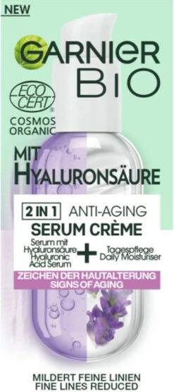 Garnier Bio Anti-Aging Serum Cream Met Hyaluronzuur - 50 Ml -Verzorgingsproducten 532x1200 2