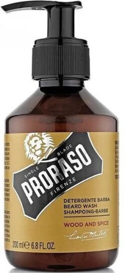 Proraso Beard Wash Wood And Spice 200ml -Verzorgingsproducten 544x1200
