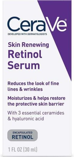 CeraVe Anti Aging Retinol Serum - Helpt Fijne Lijntjes En Rimpels Te Verminderen -Verzorgingsproducten 571x1200