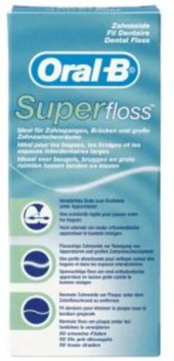 Oral B Oral-B Superfloss - 50 Stuks - Flosdraad