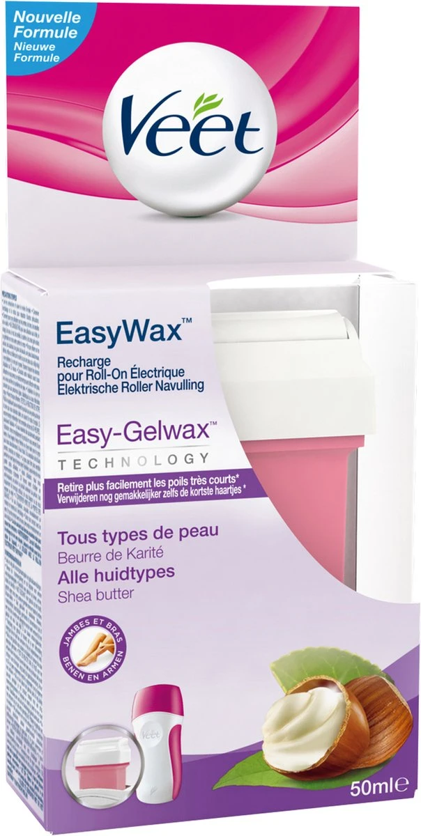 Veet - Navulling Ontharingsapparaat - Easy Wax - Ontharings Wax - 50 Ml 1 Veet - Navulling Ontharingsapparaat - Easy Wax - Ontharings Wax - 50 Ml