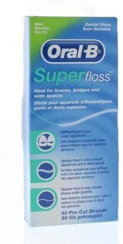 Oral B Oral-B Superfloss - 50 Stuks - Flosdraad 23 Oral B Oral-B Superfloss - 50 Stuks - Flosdraad -Verzorgingsproducten 607x1200 5