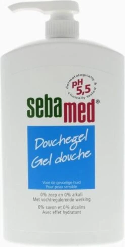 Sebamed Zeepvrije Wasemulsie - Douchemiddel - Zeepdispenser - 1 Liter -Verzorgingsproducten 608x1200