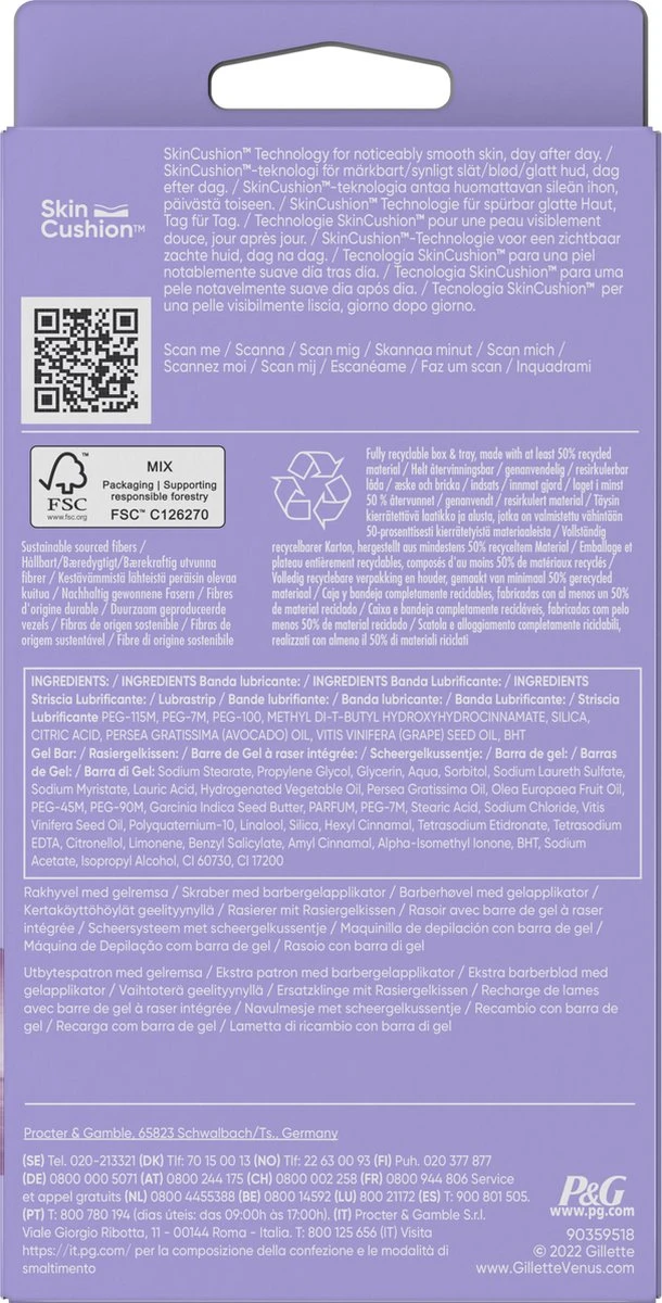 Gillette Venus Comfortglide Breeze - 1 Handvat - 2 Scheermesjes 7 Gillette Venus Comfortglide Breeze - 1 Handvat - 2 Scheermesjes - Afbeelding 7