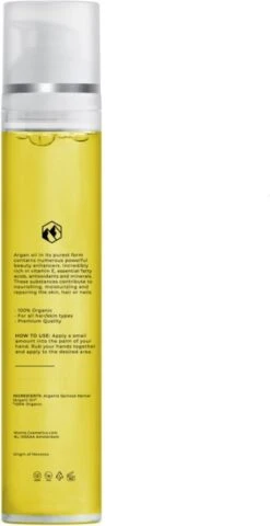 *ACTIE* MONTE - 100% Pure Arganolie - 100 ML - Unieke Fles - 100% Biologisch - Huidolie En Haarolie - Voor Haar, Huid En Gezicht - Hydraterend, Voedend En Herstellend - Rijk Aan Vitamine E, Essentiële Vetzuren, Antioxidanten En Mineralen - Argan Oil -Verzorgingsproducten 618x1200