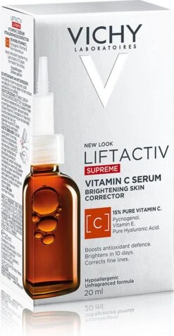 Vichy Liftactiv Supreme - Vitamine C Serum - Met 15% Pure Vitamine C Voor Een Stralende Huid - 20ml -Verzorgingsproducten 621x1200 2
