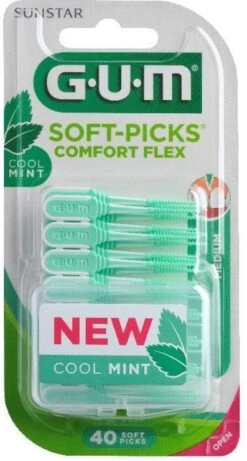 GUM® GUM Soft Picks Comfort Flex Regular Mint - 40st -Verzorgingsproducten 643x1200 3