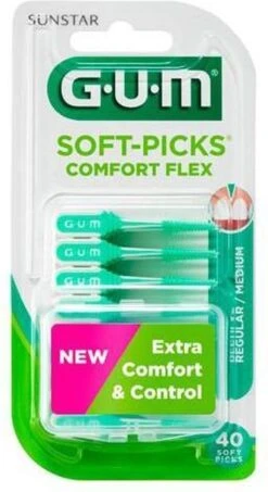 GUM® GUM Soft Picks Comfort Flex Regular Mint - 40st -Verzorgingsproducten 655x1200 2