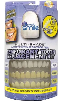 Tand Afgebroken Reparatie Kit InstantSmile Gebit (goedkope Kunstgebit) - Multi Shade -Verzorgingsproducten 693x1200 5