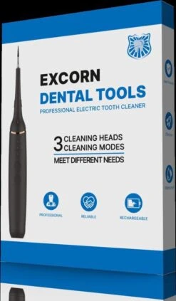 ExCorn Elektrische Tandsteen Verwijderaar - Inclusief 6-delig Tandartsset - 3 Standen - Elektrisch Tandplak Verwijderen - Tanden Polijsten -Verzorgingsproducten 701x1200 1