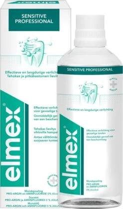 Elmex Mondwater Sensitive Professional - 3 X 400 Ml - Voordeelverpakking -Verzorgingsproducten 710x1200 2