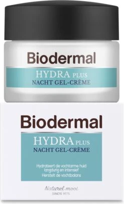 Biodermal Nachtcreme - Hydraplus Nachtcrème Gel Voor De Vochtarme Huid - Nachtcreme - 50ml -Verzorgingsproducten 733x1200 3