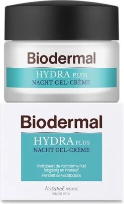Biodermal Nachtcreme - Hydraplus Nachtcrème Gel Voor De Vochtarme Huid - Nachtcreme - 50ml -Verzorgingsproducten 733x1200 4