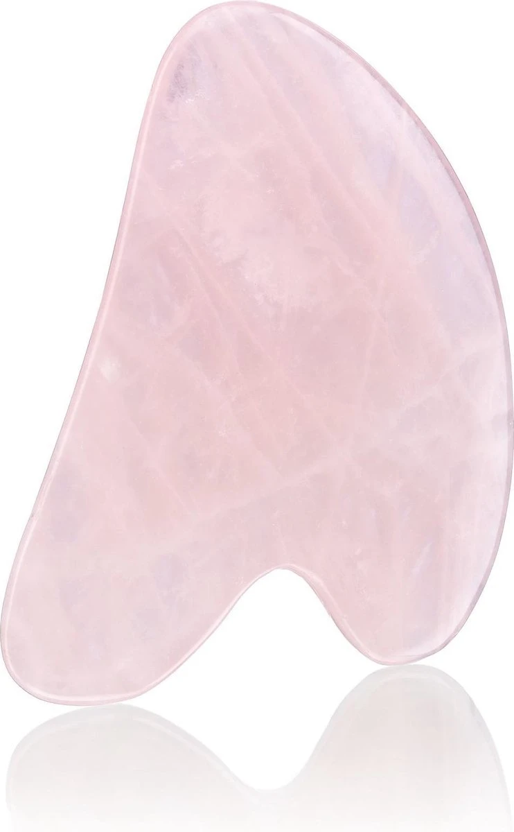 Merkloos Premium Roze Kwarts GuaSha Tool | 100% Echte Rose Quartz | Jade Steen Gezichtstool 1 Merkloos Premium Roze Kwarts GuaSha Tool | 100% Echte Rose Quartz | Jade Steen Gezichtstool