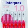 3x Interprox Ragers Mini Conical 1.0 Rood Blister à 6 Ragers