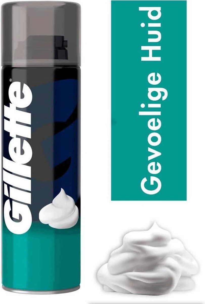 Gillette® Gillette Scheerschuim Gevoelige Huid - Voordeelverpakking 3 X 300 ML 3 Gillette® Gillette Scheerschuim Gevoelige Huid - Voordeelverpakking 3 X 300 ML - Afbeelding 3