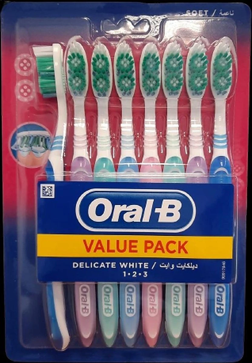 Oral B Oral-B Value Pack Delicate White 1 Oral B Oral-B Value Pack Delicate White