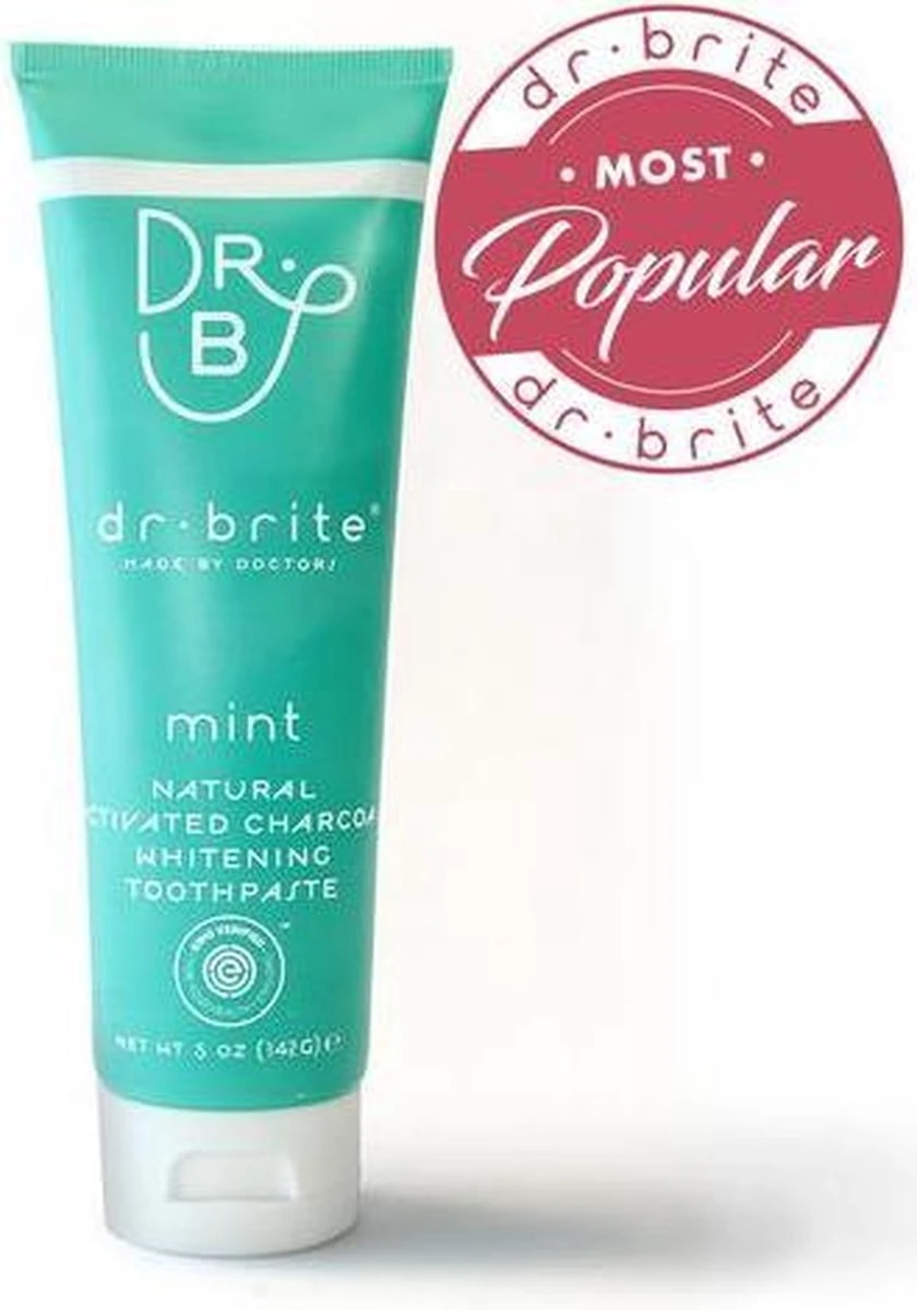 Dr. Brite 100% Natuurlijke Tandpasta Met Charcoal (houtskool) Voor Witte Tanden En Gezond Tandvlees 2 Dr. Brite 100% Natuurlijke Tandpasta Met Charcoal (houtskool) Voor Witte Tanden En Gezond Tandvlees - Afbeelding 2