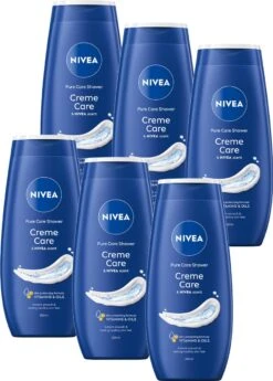 NIVEA Crème Care - 6 X 250 Ml - Voordeelverpakking - Douchecrème