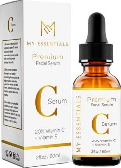 Essentials Premium Vitamin C Serum | 60 ML | 20% C Serum | Met Vitamine E | Gezichtsserum Vrouwen | Vitamine C Serum Gezicht | Vit C Serum | Anti Rimpel | Tegen Pigmentvlekken | 19 Essentials Premium Vitamin C Serum | 60 ML | 20% C Serum | Met Vitamine E | Gezichtsserum Vrouwen | Vitamine C Serum Gezicht | Vit C Serum | Anti Rimpel | Tegen Pigmentvlekken | -Verzorgingsproducten 866x1200 2