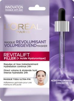 L’Oréal Paris - Revitalift Filler Hyaluronzuur Tissue Gezichtsmasker - 5 Stuks - Voordeelverpakking -Verzorgingsproducten 887x1200 1