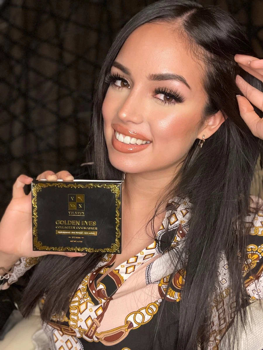 Velveux Collageen Oogmasker 24 STUKS (12 Paar) - Gezichtsmaskers Verzorging - Anti Wallen En Donkere Kringen – Eye Oog Patches Pads 9 Velveux Collageen Oogmasker 24 STUKS (12 Paar) - Gezichtsmaskers Verzorging - Anti Wallen En Donkere Kringen – Eye Oog Patches Pads - Afbeelding 9