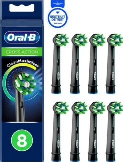 Oral B Oral-B CrossAction - Met CleanMaximiser-technologie - Opzetborstels - Zwart - 8 Stuks 24 Oral B Oral-B CrossAction - Met CleanMaximiser-technologie - Opzetborstels - Zwart - 8 Stuks -Verzorgingsproducten 913x1200 1