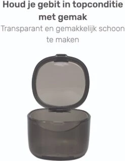 Gebitsbakje - Beugelbakje - Incl. Lekbakje - Roze - Voor - Beugel - Kunstgebit - Prothese - Beugelbakje - Beugeldoosje - Bakje -Verzorgingsproducten 931x1200 1