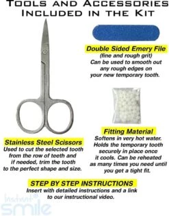 Tand Afgebroken Reparatie Kit InstantSmile Gebit (goedkope Kunstgebit) - Multi Shade -Verzorgingsproducten 940x1200 4