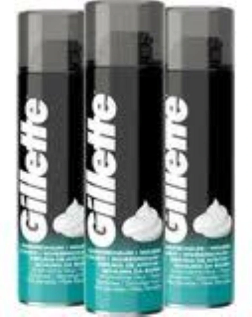 Gillette® Gillette Scheerschuim Gevoelige Huid - Voordeelverpakking 3 X 300 ML 1 Gillette® Gillette Scheerschuim Gevoelige Huid - Voordeelverpakking 3 X 300 ML