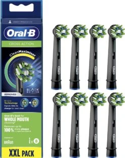 Oral B Oral-B CrossAction - Met CleanMaximiser-technologie - Opzetborstels - Zwart - 8 Stuks 25 Oral B Oral-B CrossAction - Met CleanMaximiser-technologie - Opzetborstels - Zwart - 8 Stuks -Verzorgingsproducten 952x1200 7