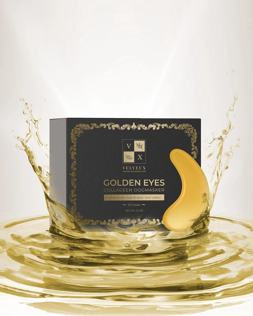 Velveux Collageen Oogmasker 24 STUKS (12 Paar) - Gezichtsmaskers Verzorging - Anti Wallen En Donkere Kringen – Eye Oog Patches Pads 1 Velveux Collageen Oogmasker 24 STUKS (12 Paar) - Gezichtsmaskers Verzorging - Anti Wallen En Donkere Kringen – Eye Oog Patches Pads