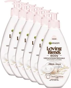 Garnier Loving Blends Body Milde Haver Bodymilk - 6 X 250ml - Voordeelverpakking