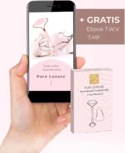 Jade Roller Rozenkwarts - Jade Roller - Gezichtsroller - Gua Sha - Rose Quartz - Gua Sha Jade - Jade - Massage - 2 Delige Set - Skincare - Valentijnsdag Cadeau -Verzorgingsproducten 984x1200