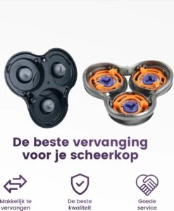 Scheerkop Geschikt Voor Philips SH98 S9000 Prestige – SH98 S9000 Prestige – Scheerkoppen – Scheermesjes – Scheerhoofd - Zilver -Verzorgingsproducten 990x1200