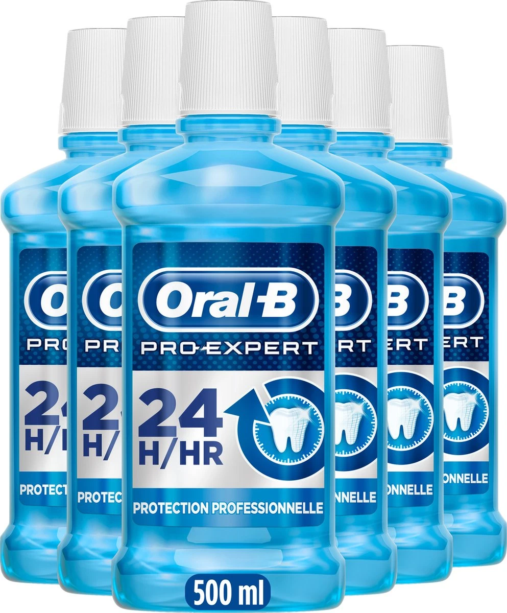 Oral B Oral-B Pro Expert - Voordeelverpakking 6x500 Ml - Mondwater 1 Oral B Oral-B Pro Expert - Voordeelverpakking 6x500 Ml - Mondwater