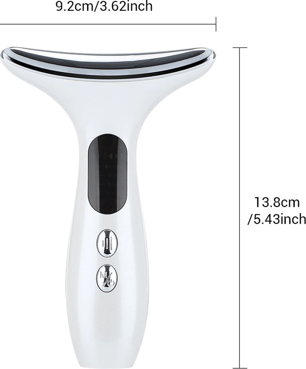 Face Lift Apparaat - Gezicht Lifting - Gezichtsroller - Rimpel Verwijderaar - Huid Reiniger - Gezichtsmassage - Elektrisch - Verschillende Modes - 4 Face Lift Apparaat - Gezicht Lifting - Gezichtsroller - Rimpel Verwijderaar - Huid Reiniger - Gezichtsmassage - Elektrisch - Verschillende Modes - - Afbeelding 4